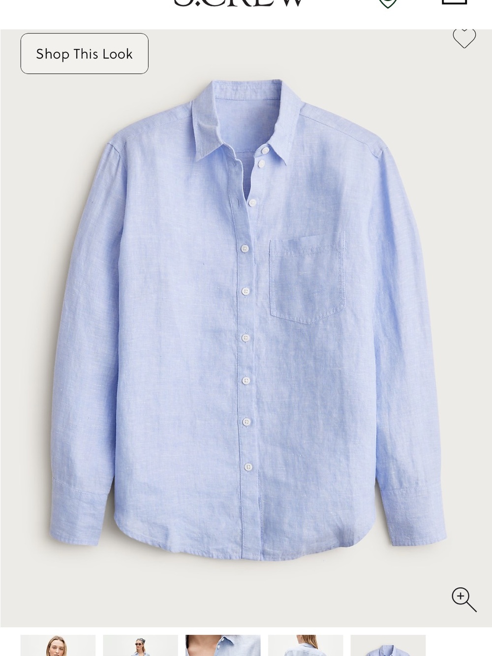 J. Crew Baird McNutt Garcon Classic Fit 0 NWOT French Blue
